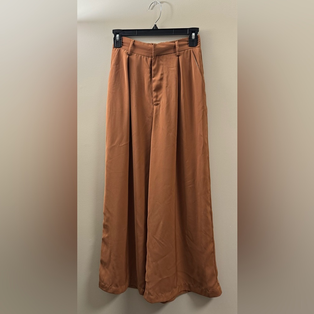 XS Petite High Waist Casual Wide Leg Long Palazzo